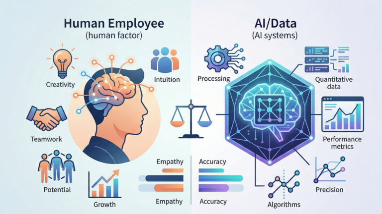 AIと社員　人事評価でどう比較するか